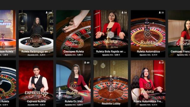 Juegos de casino en vivo de Interwetten