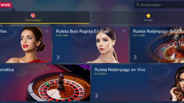 Jugar al casino en vivo en Marathonbet