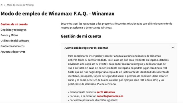 Opinión final sobre Winamax