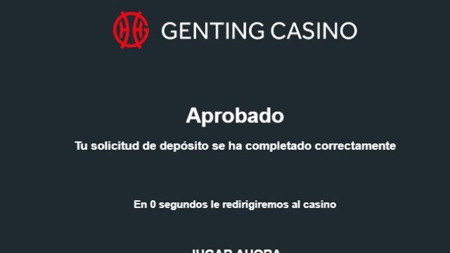 como hacer in Depósito en Genting casino