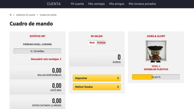 Como hacer un depósito en Winamax