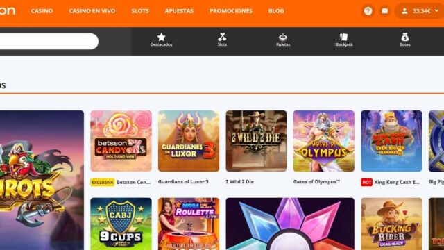 Experiencia de Juego Betsson 1