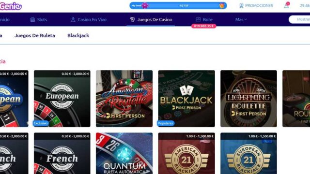 Experiencia de Juego en Spingenie Casino