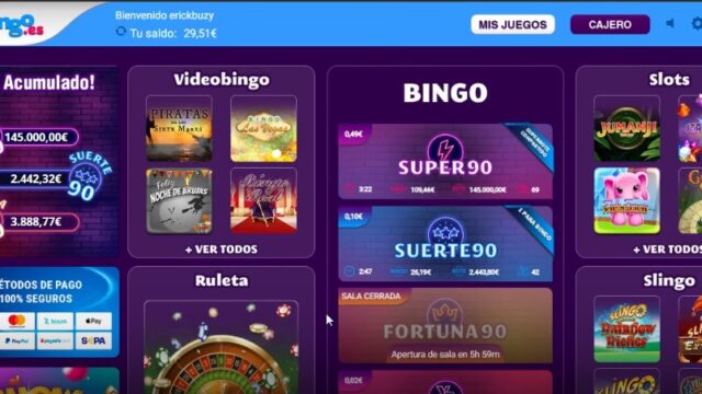 Experiencia de Juego en YoBingo