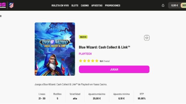 Juegos disponibles en Yaass Casino