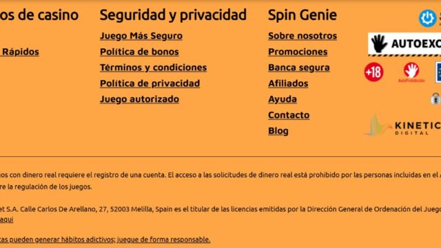 opinión y Primera Impresión Spingenie casino
