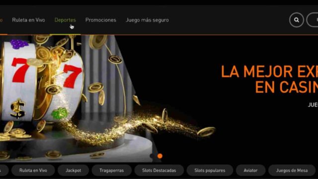 Página principal de Casino777
