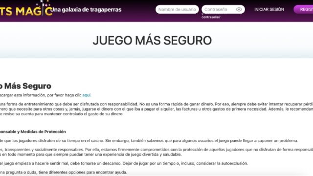 Primeras impresiones sobre Slots Magic Casino