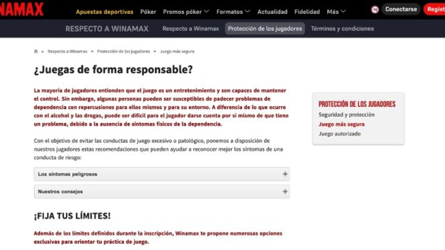 Primeras impresiones sobre Winamax