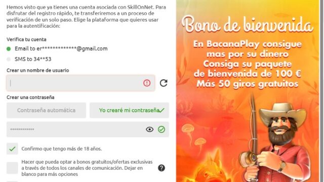 como abrir una cuenta en BacanaPlay casino