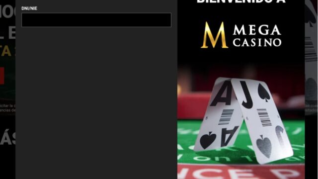 Como crear cuenta en Mega Casino