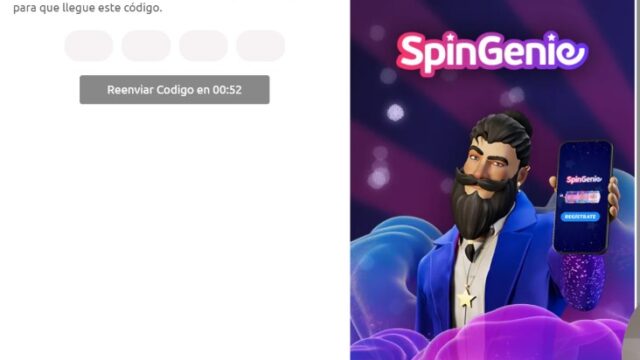 Proceso de registro y verificación en Spingenie Casino