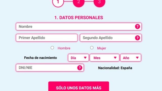 Proceso de registro en YoBingo