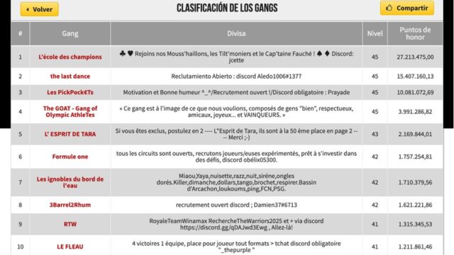 Juegos de casino en vivo de Winamax