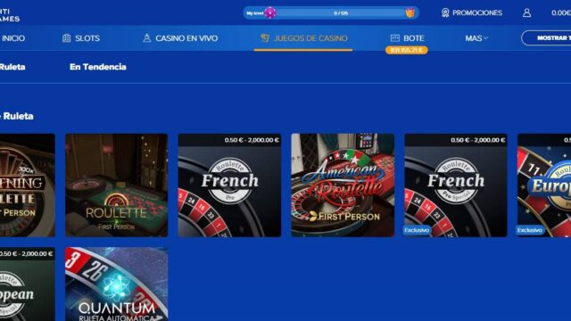 Experiencia de Juego en AhtiGames casino
