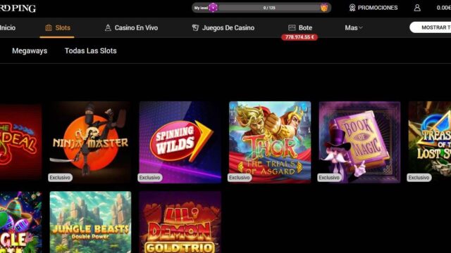 Experiencia de Juego en LordPing casino