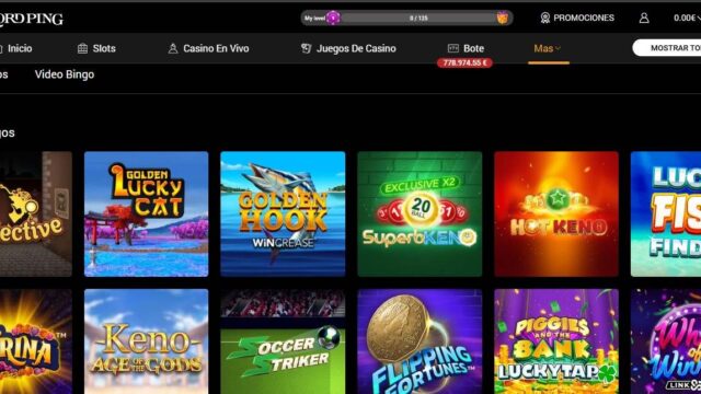 Experiencia de Juego en LordPing casino