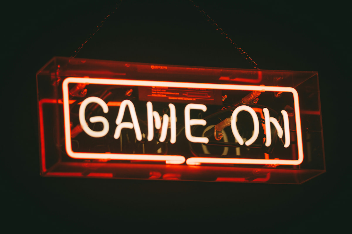 Fotografía cartel "Game On"