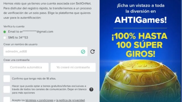 como hacer un Registro en AhtiGames casino