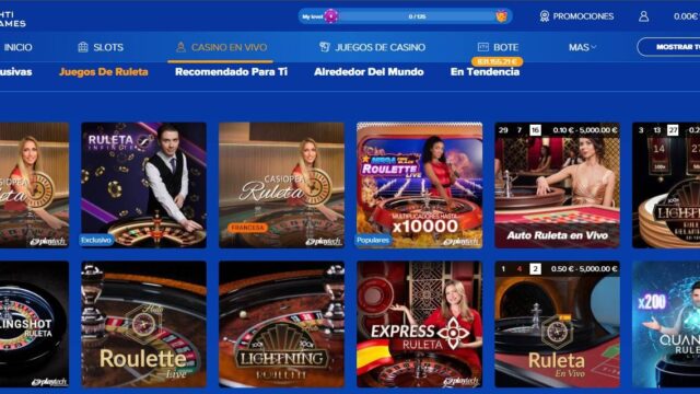juegos de casino en vivo de AhtiGames casino