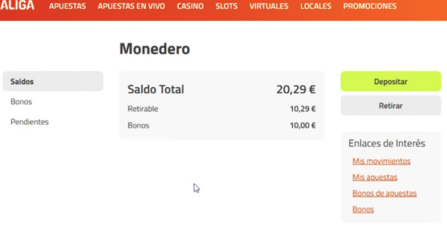 como hacer un retiro en luckia casino