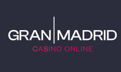 Logo oficial de Gran Madrid Casino Online en blanco