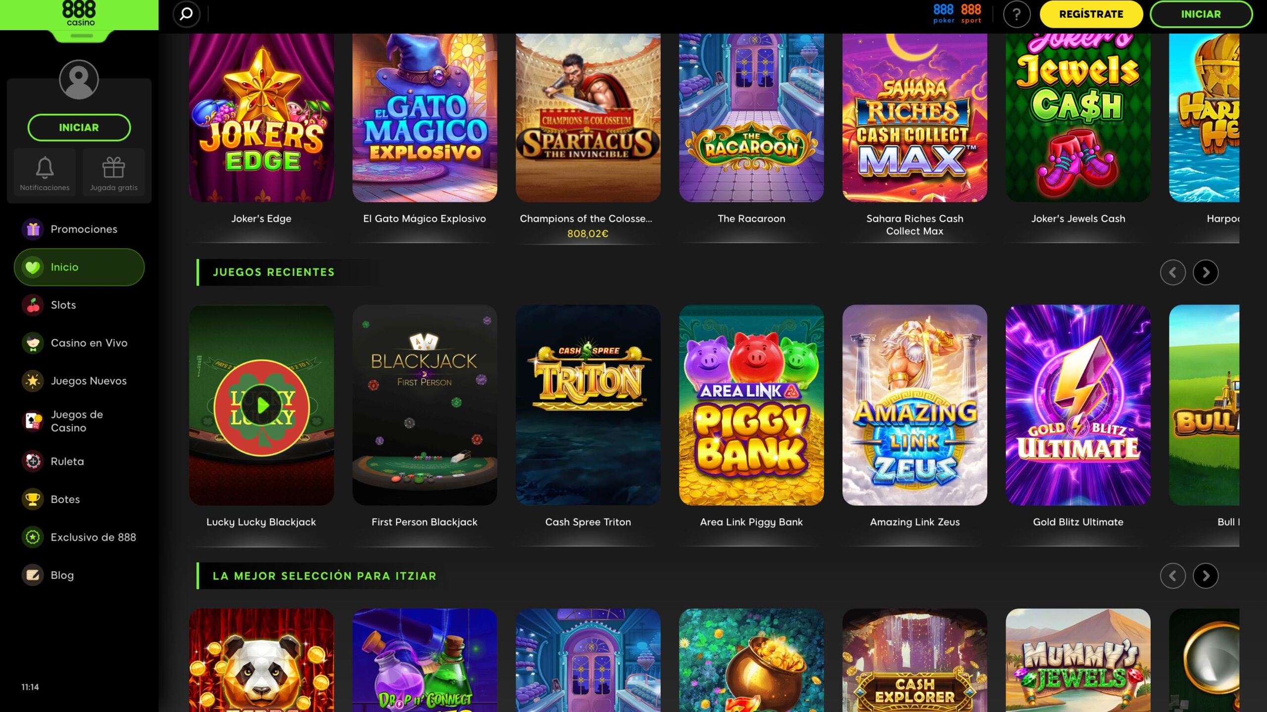 888Casino Blackjack