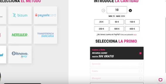 Paso 2. Elige Bitnovo Pay