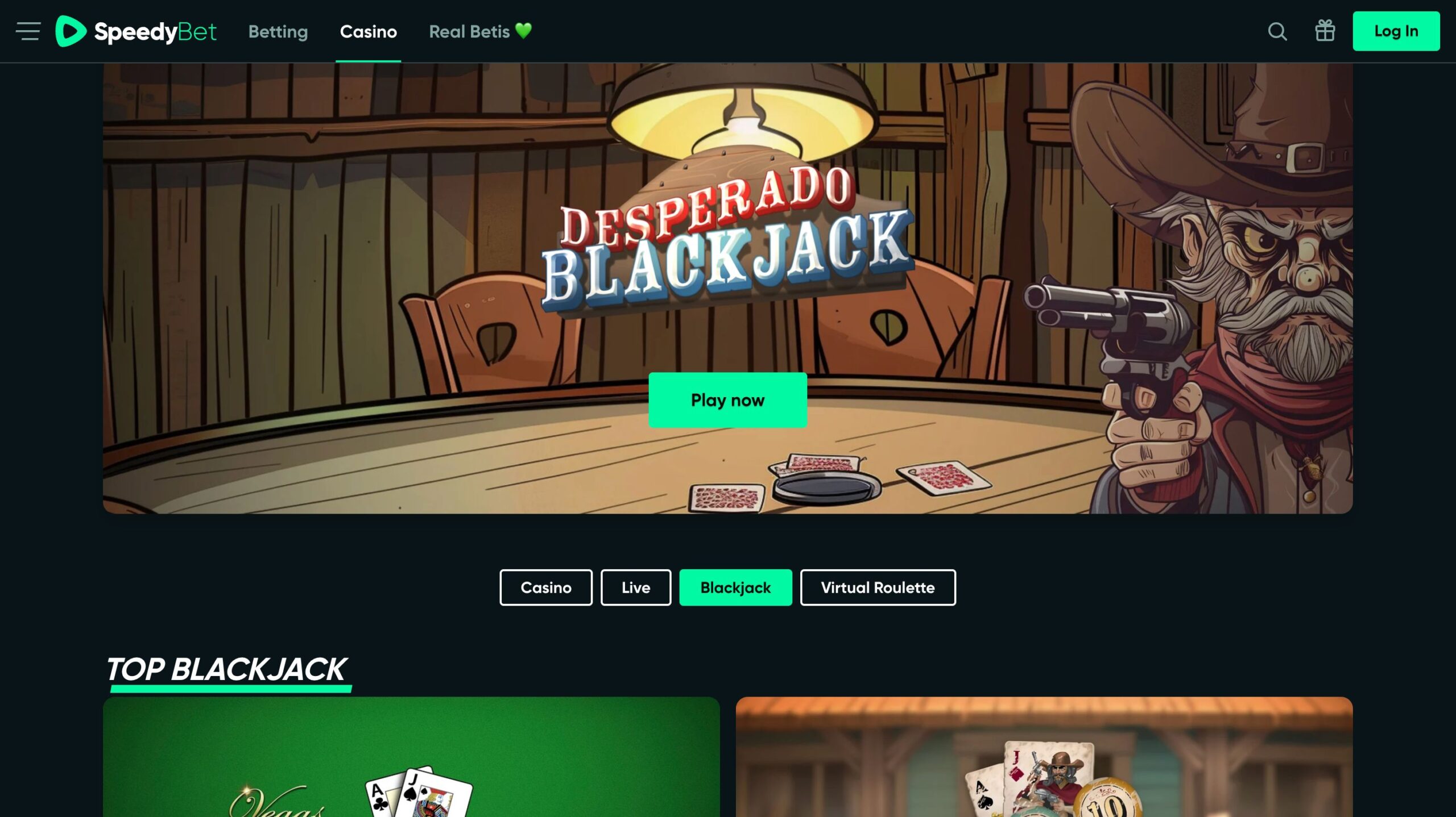 SpeedyBet Blackjack