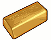 la mina de oro SIMBOLOS DE PAGO PRINCIPAL lingote
