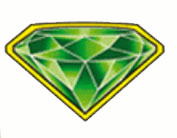 la mina de oro SIMBOLOS DE PAGO BASE diamante verde