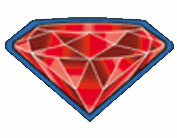 la mina de oro SIMBOLOS DE PAGO BASE diamante rojo