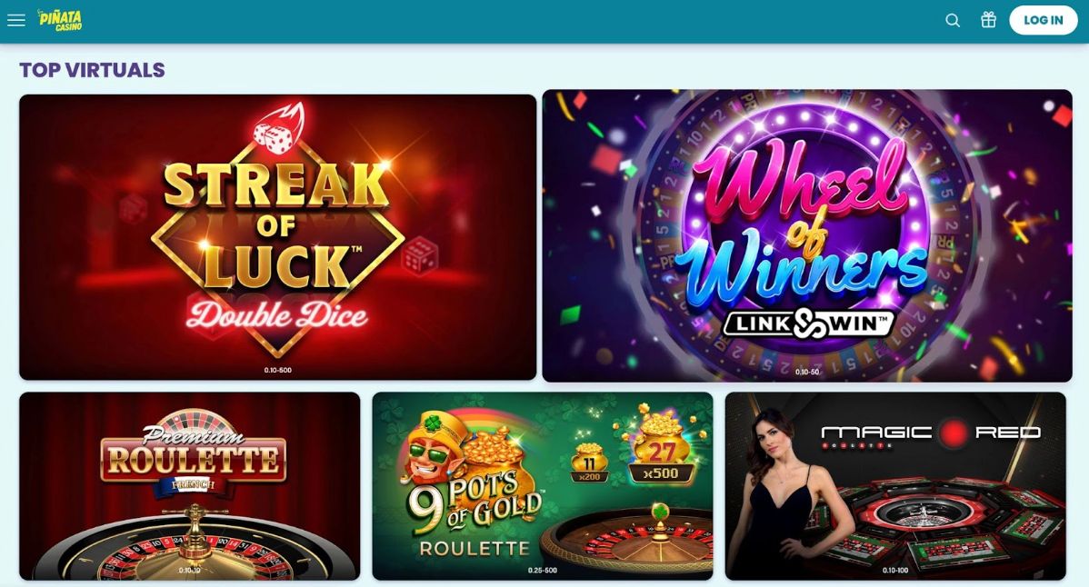 Juega en Piñata casino a la ruleta