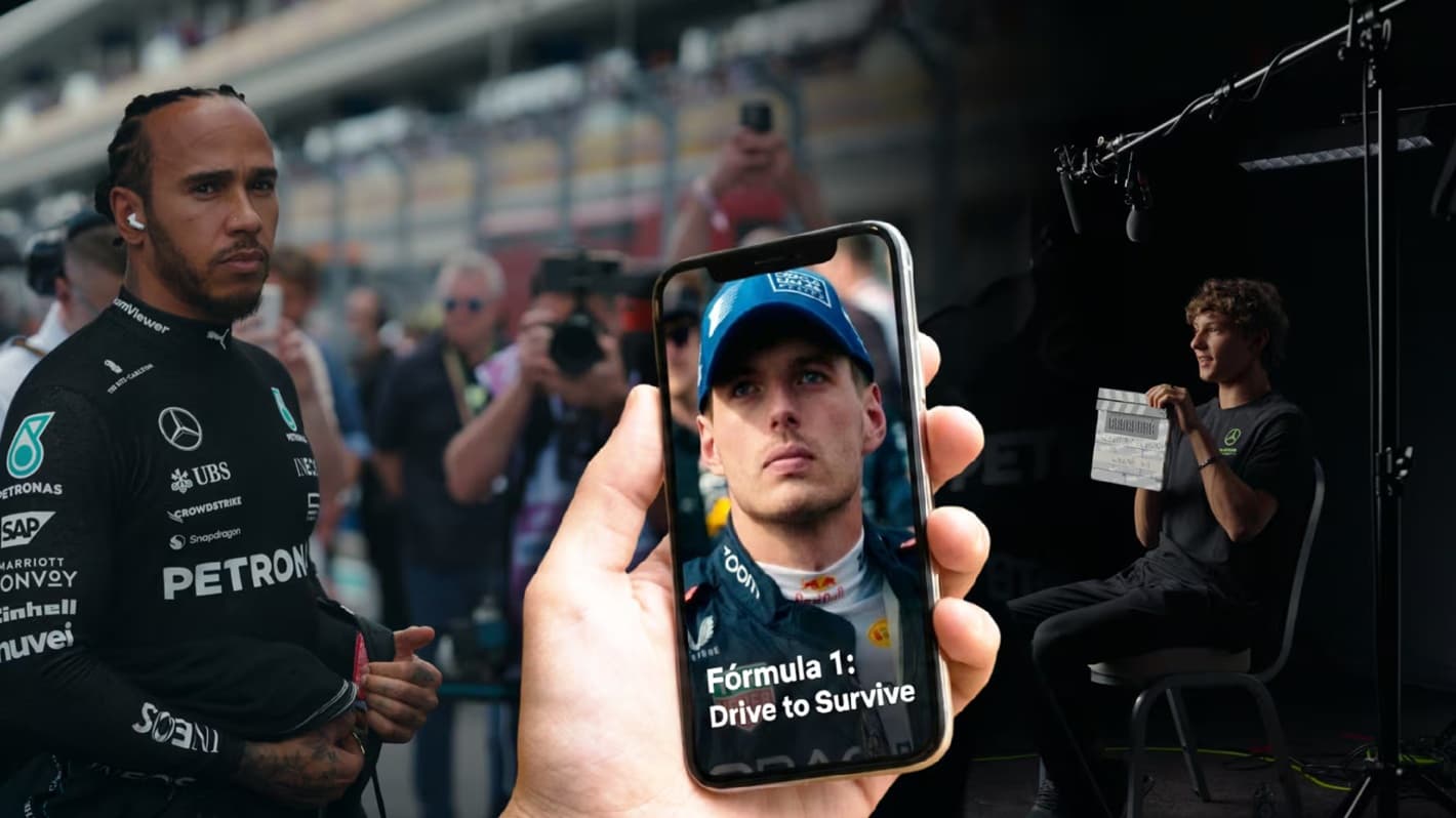 Lewis Hamilton en Fórmula 1 Drive to Survive