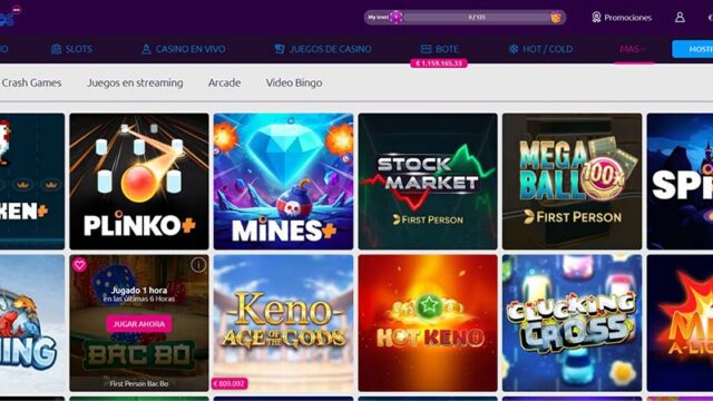 Juegos en casino online Lucky Vegas