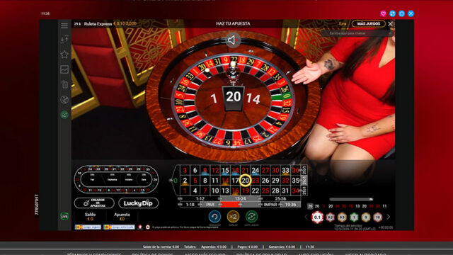 Ruleta en vivo Lucky Vegas