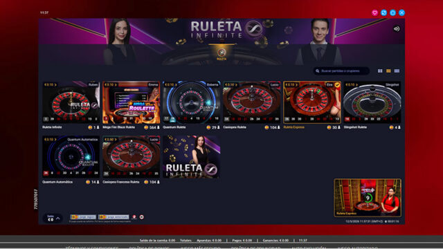 Lucky Vegas Ruleta en vivo