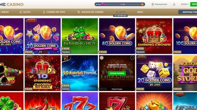 Los jackpots progresivos tienen su propia sección en Prime Casino. Encontrarás slots con bote de Pragmatic, IGT, Amusnet, NetEnt...