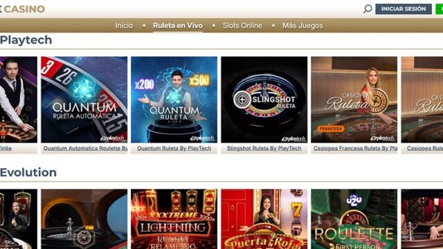 Todas las ruletas en vivo en Prime Casino España: mesas de Playtech y Evolution a partir de 0,10€