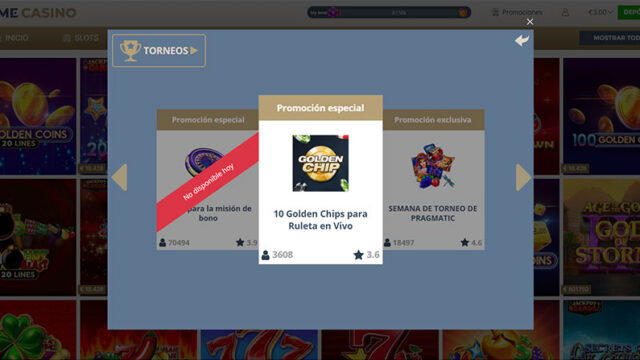 Fichas para ruleta gratis en Prime Casino